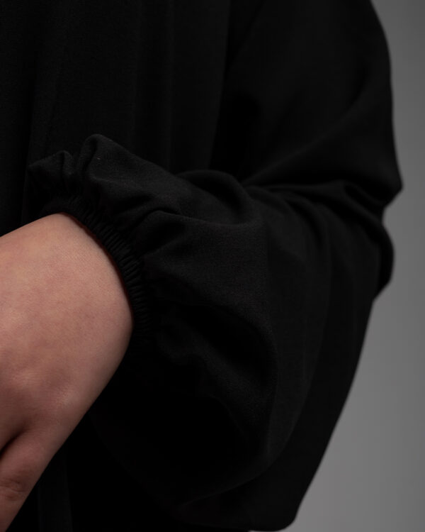 Black Basic Abaya - Image 6