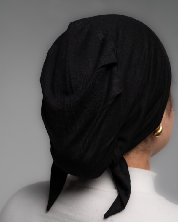 Black Cotton Bandana - Image 4