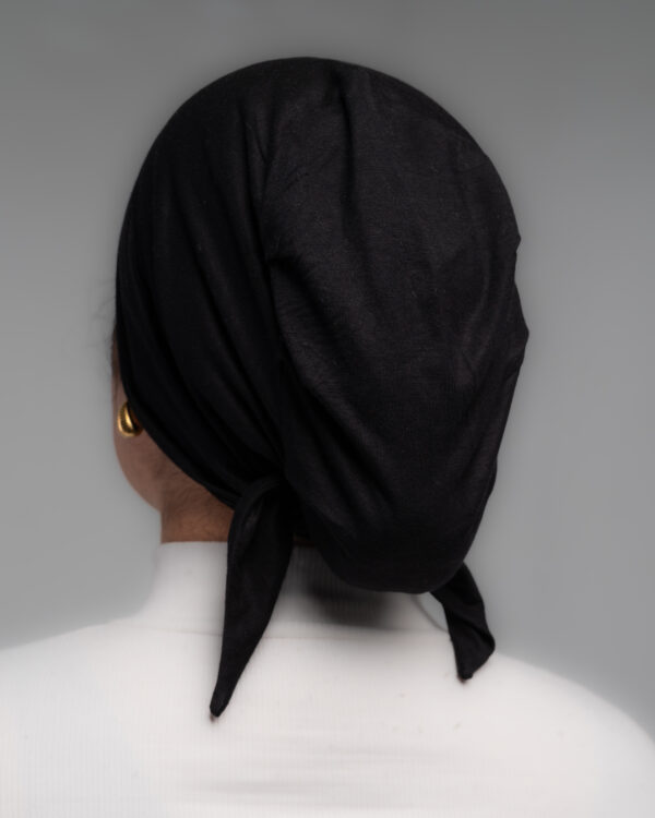 Black Cotton Bandana - Image 3