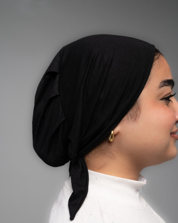 Black Cotton Bandana - Image 2